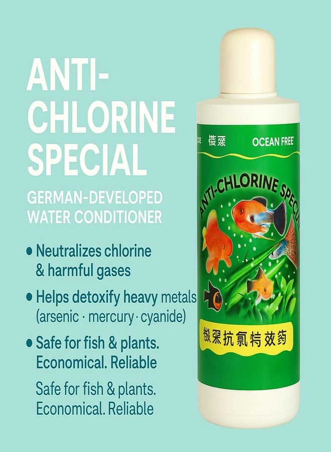 VAYINATO Ocean Free 240Ml Anti-Chlorine Aquarium Water Conditioner - Instantly Removes Chlorine & Chloramine | Safe for Fish, Shrimp & Plants | Freshwater & Saltwater Use - Image 2